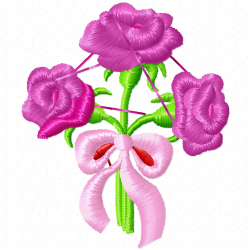 Flowers Embroidery Design 7